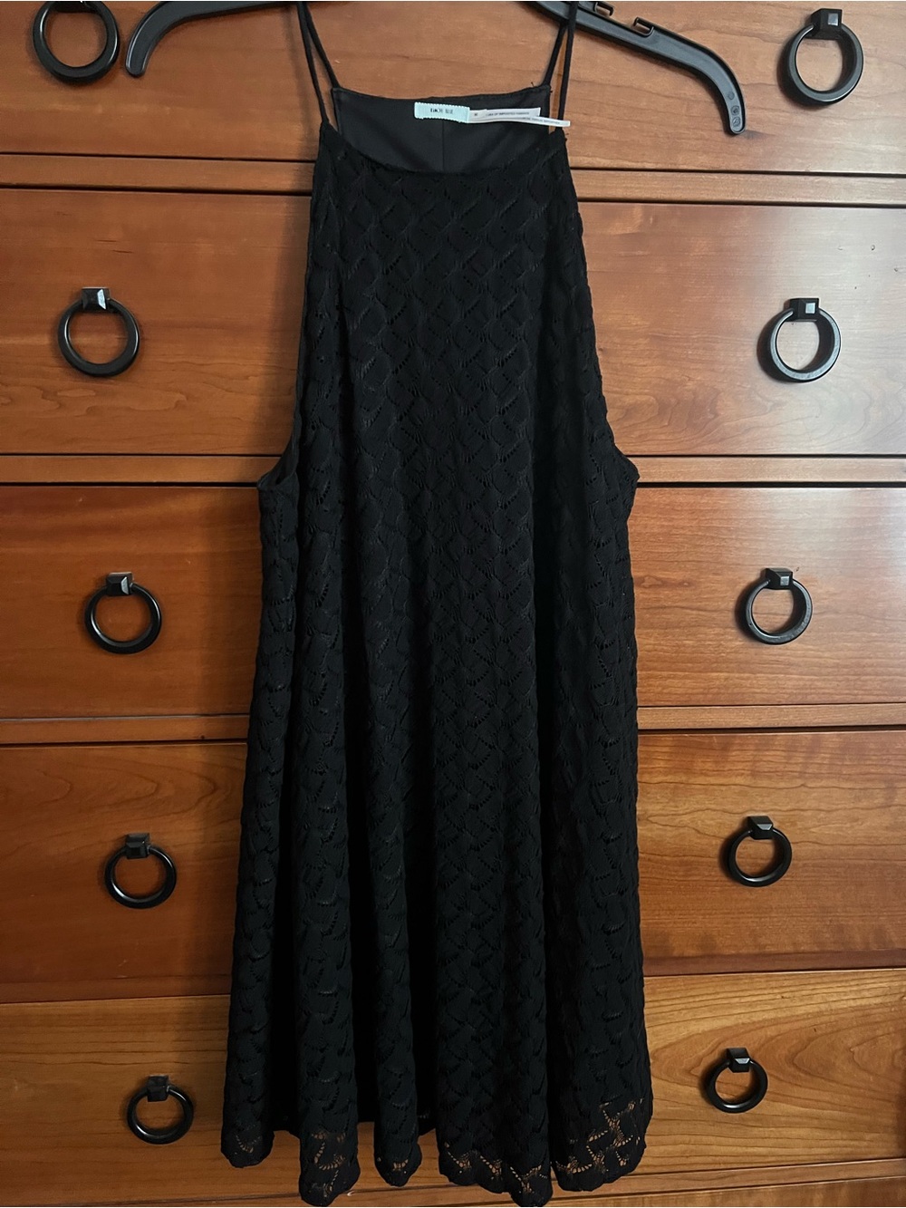 Kimchi Blue Black Lace Mini Dress